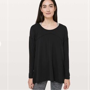 LULULEMON black hit unwind long sleeve